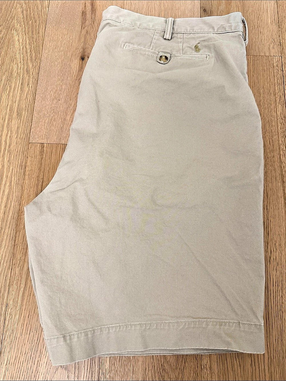 Polo Ralph Lauren Stretch Classic Fit Chino Shorts Beige Waist 42